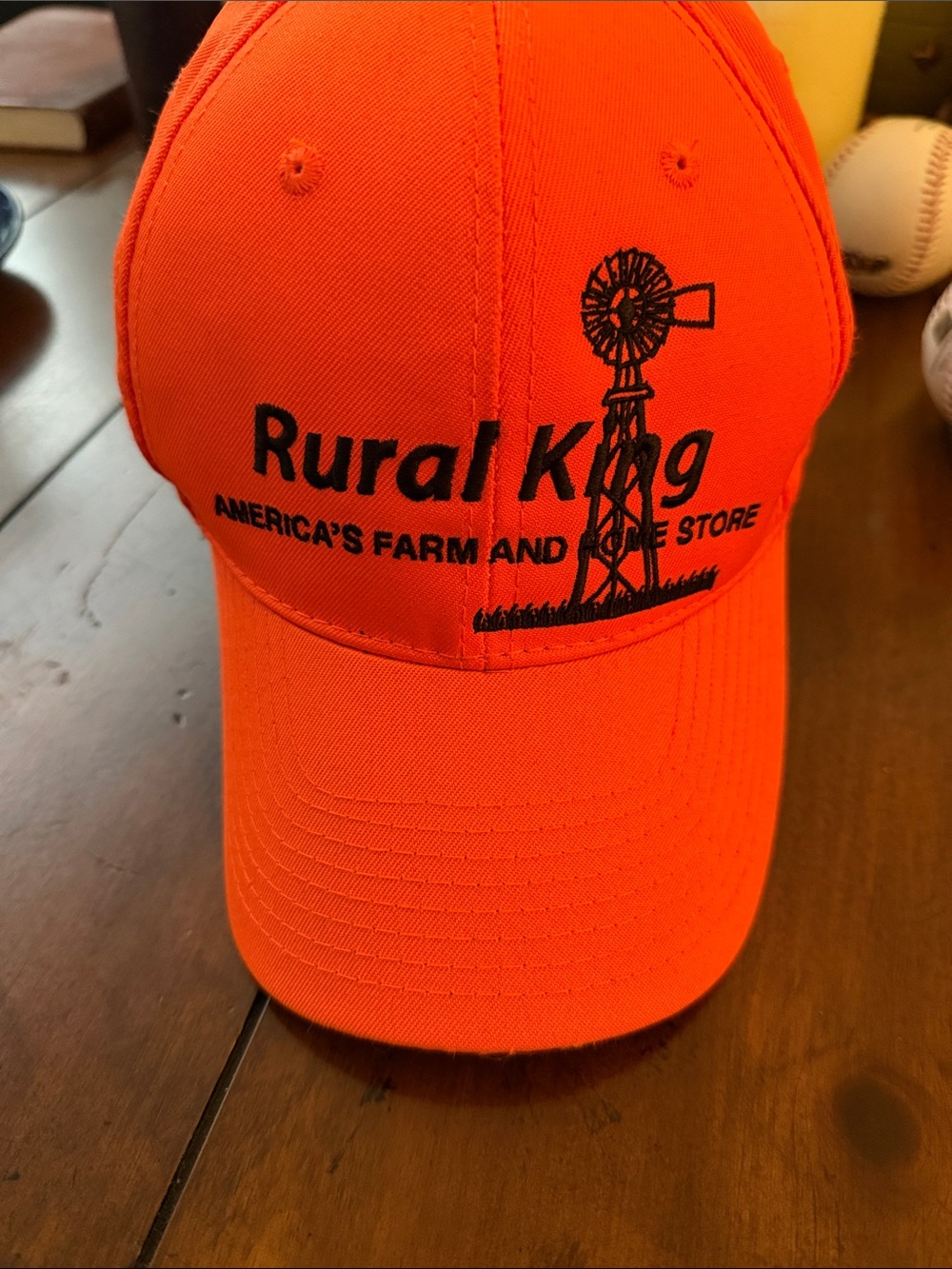 Men's High-Visibility Orange Cap